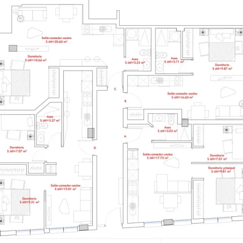 Apartamentos en Juan de Borbón